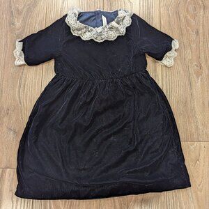 Janie and Jack Velvet Lace Trim Dress